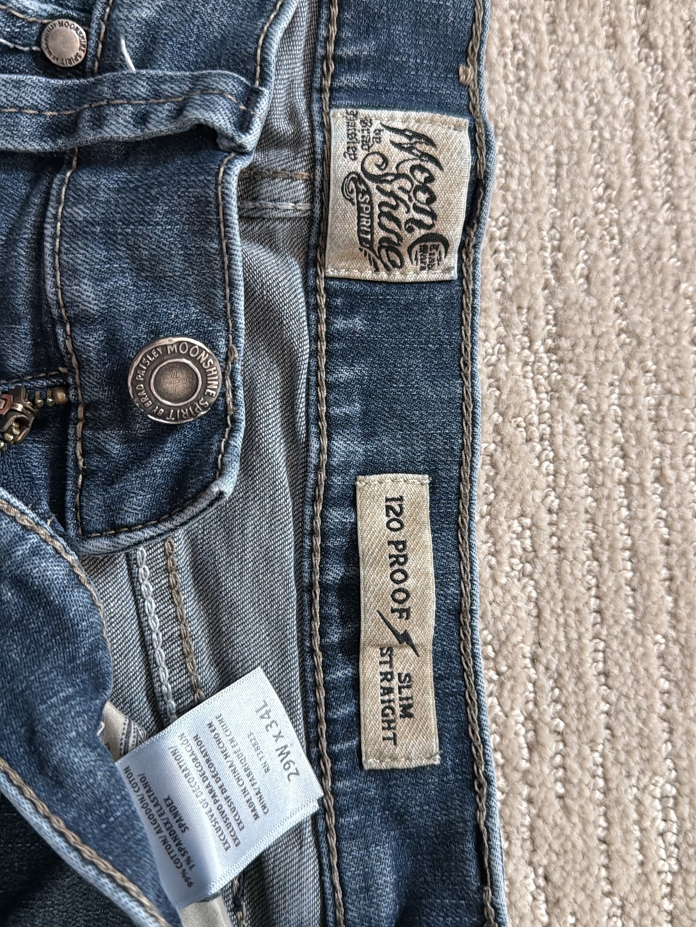 Slim Straight Brad Paisley Jeans - Medium Blue